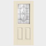 1/2 LITE WITH Colonial PRIVACY GLASS